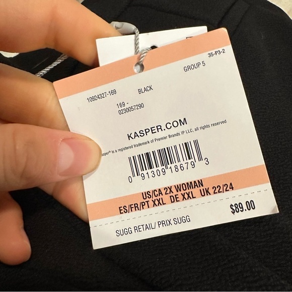 Kasper
Women's Stretch-Crepe Straight-Leg Pants - Picture 4 of 4